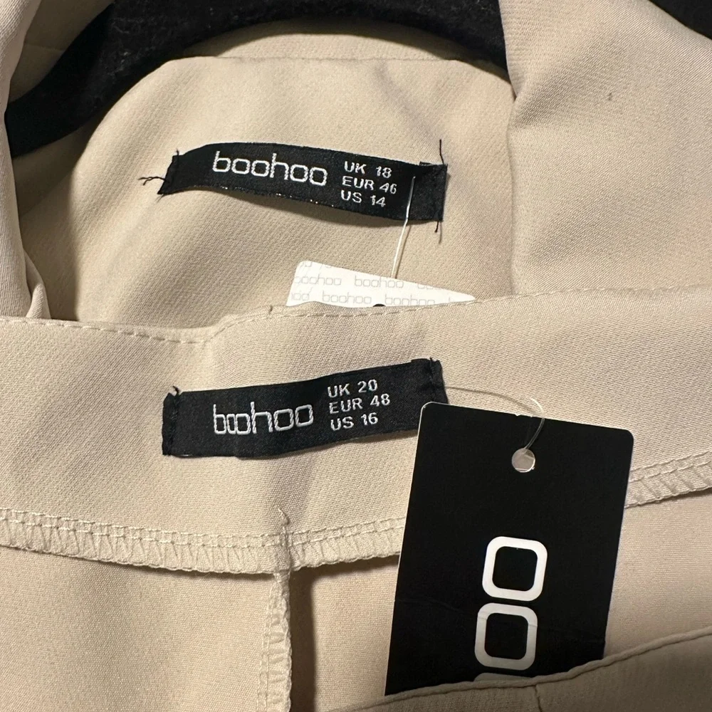 🏷️Boohoo Women’s 2-Piece Set - Vest 14/Pant 16 NWT - Picture 7 of 7